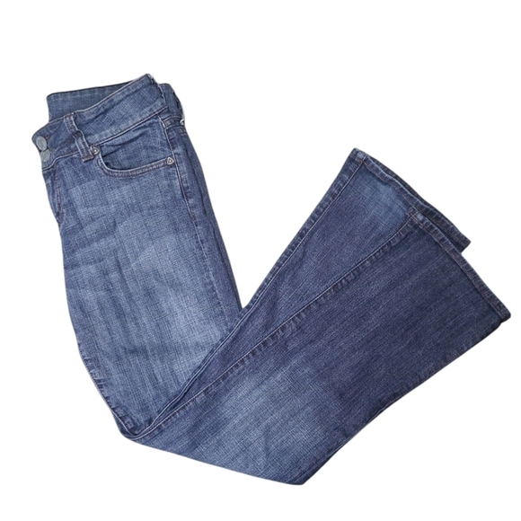 Kut from the Kloth Jeans Mid Rise Boot Cut Double Button Size 6 - Picture 2 of 15